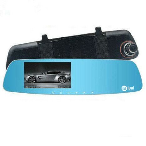 Camera Auto Oglinda iUni Dash 832, Dual Cam, Full HD, Night Vision, G Senzor, Unghi 170 grade
